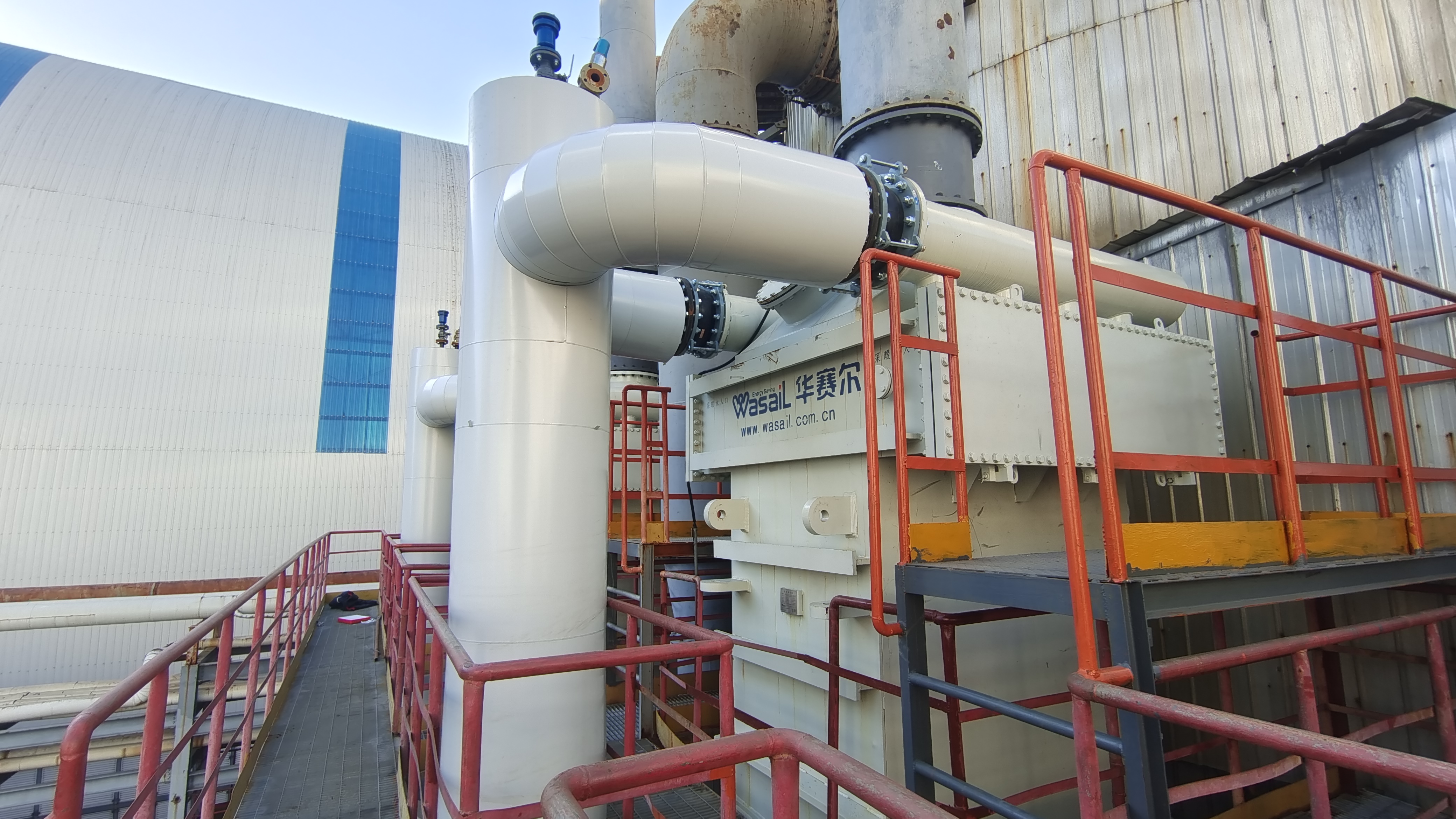 華賽爾脫硫漿液余熱供暖節能技術應用于熱電聯產發電機組成功投運